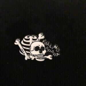 Falling Apart Skeleton Pin Brooch